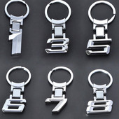 Tsingisulamist võtmehoidja auto võtmehoidja metallnumbri embleem Võtmehoidja auto lisavarustuse võlu auto stiil BMW Auto X1 X3 X5 E3 E5 Z4 jaoks