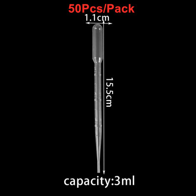 0,2/0,5/1/2/3ML pipete de transfer cu stoarcere din plastic de unică folosință picurator pentru matrițe din rășină epoxidică din silicon DIY fabricarea de bijuterii