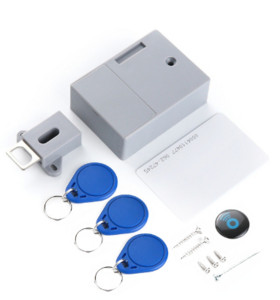 Paslėpta stalčių spintelė elektroninė spyna Išmanusis jutiklis indukcinis užraktas IC kortelė Beraktė būsto apsaugos apsauga