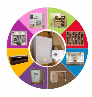 Paslėpta stalčių spintelė elektroninė spyna Išmanusis jutiklis indukcinis užraktas IC kortelė Beraktė būsto apsaugos apsauga