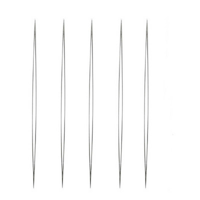 5 tk pärlimisnõelad seemnehelmed, nõelad, suur silm. DIY helmestega nõelad Kokkupandavad pärlimisnõelad avatud nõelad ehete valmistamise tööriistade jaoks