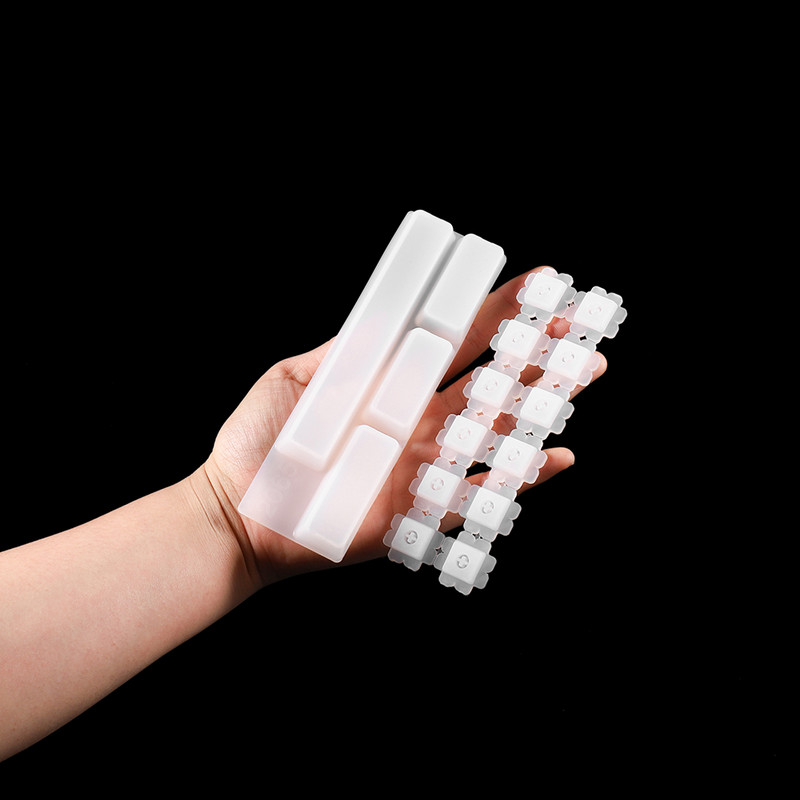 1db Kézi mechanikus játékbillentyűzet forma számítógép PC-játékos kisállat mancs billentyűsapkák szilikon formák szárított virággyanta kézművesség