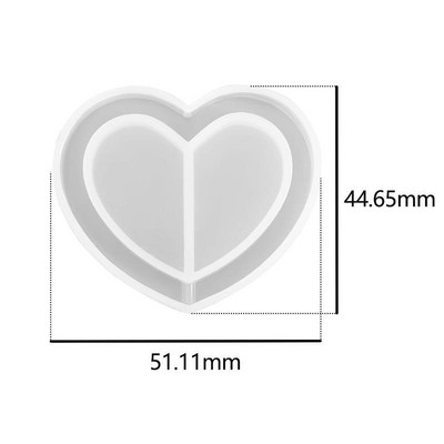 Kawaii Shaker Silikoonvormivaik Heart Star Moon jäätis UV-epoksüvaiguvormid Võtmehoidja ripats Käsitöötööriistad Ehted Tarned