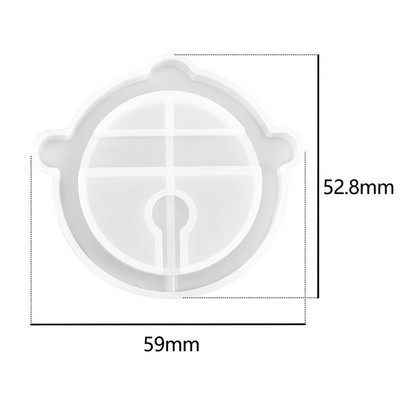 Kawaii Shaker Silikoonvormivaik Heart Star Moon jäätis UV-epoksüvaiguvormid Võtmehoidja ripats Käsitöötööriistad Ehted Tarned