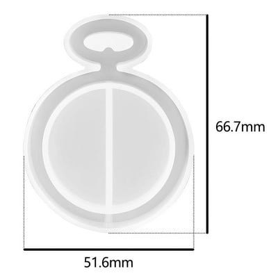Kawaii Shaker Silikoonvormivaik Heart Star Moon jäätis UV-epoksüvaiguvormid Võtmehoidja ripats Käsitöötööriistad Ehted Tarned