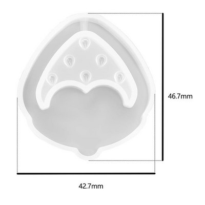 Kawaii Shaker Silikoonvormivaik Heart Star Moon jäätis UV-epoksüvaiguvormid Võtmehoidja ripats Käsitöötööriistad Ehted Tarned