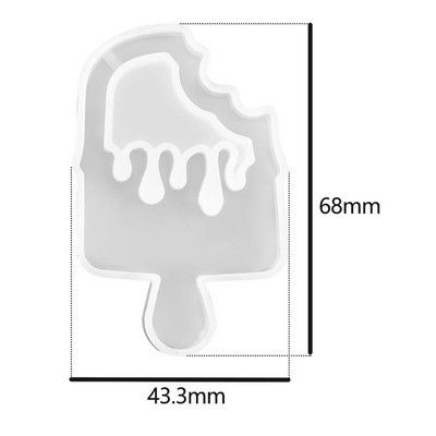 Kawaii Shaker Silikoonvormivaik Heart Star Moon jäätis UV-epoksüvaiguvormid Võtmehoidja ripats Käsitöötööriistad Ehted Tarned