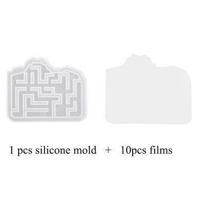 Kawaii Shaker Silikoonvormivaik Heart Star Moon jäätis UV-epoksüvaiguvormid Võtmehoidja ripats Käsitöötööriistad Ehted Tarned