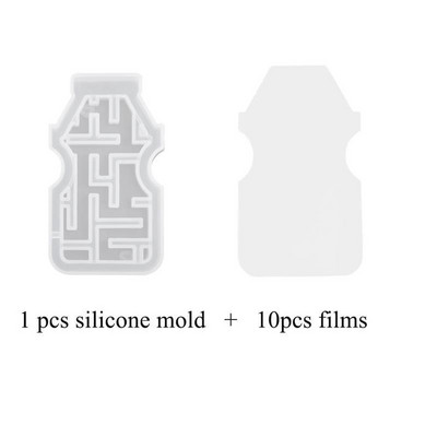 Kawaii Shaker Silikoonvormivaik Heart Star Moon jäätis UV-epoksüvaiguvormid Võtmehoidja ripats Käsitöötööriistad Ehted Tarned