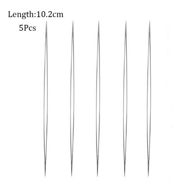 5kom Igle za perle Igle Otvaranje zakrivljene igle za perle Narukvica DIY Alati za izradu nakita Igle za uvlačenje perli Kompleti za ručni rad