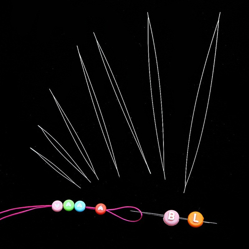 5kom Igle za perle Igle Otvaranje zakrivljene igle za perle Narukvica DIY Alati za izradu nakita Igle za uvlačenje perli Kompleti za ručni rad