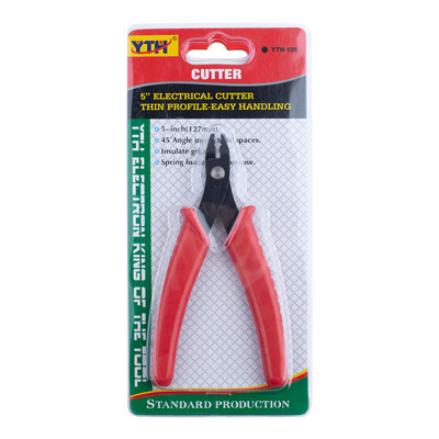 45# Süsinikterasest ehtetangid ehete valmistamise tarvikute jaoks Krimpsutangid krimpsuhelmeste jaoks Punased krimpsutangid 12,8x8,3x0,9cm