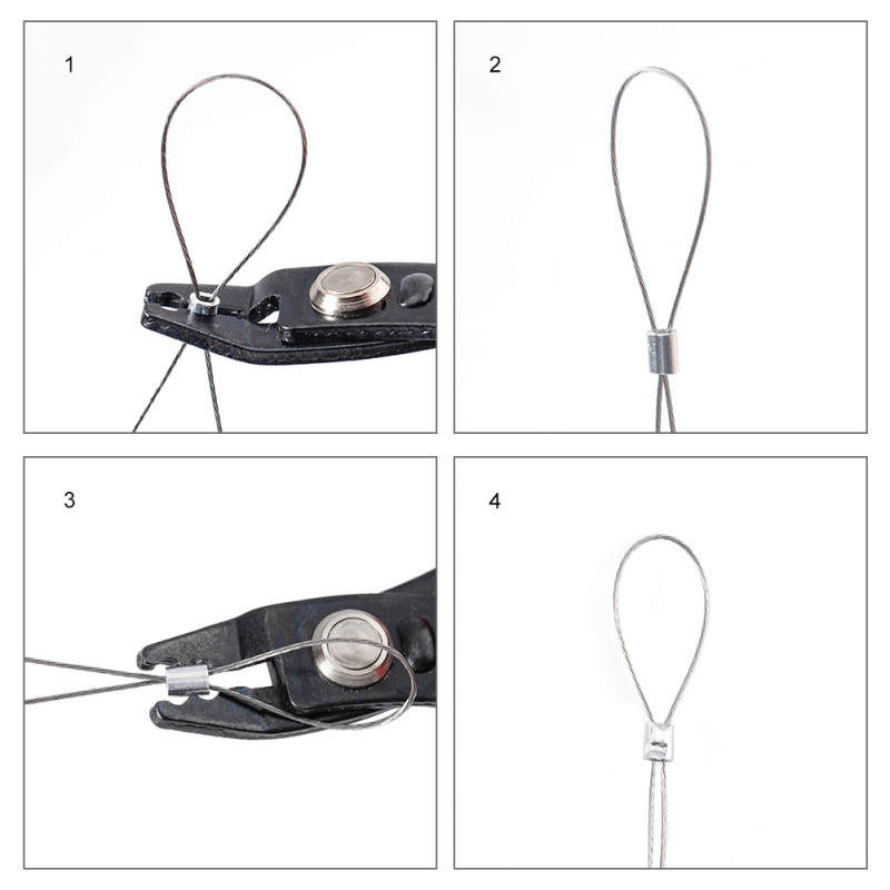 45# Süsinikterasest ehtetangid ehete valmistamise tarvikute jaoks Krimpsutangid krimpsuhelmeste jaoks Punased krimpsutangid 12,8x8,3x0,9cm