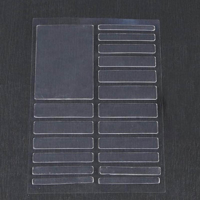 18 bucăți inel transparent, dimensiune interioară, ajustare pentru inele de dimensiuni mari, inel invizibil, anti-pierdere, fixator de strângere, reductor, autocolant de redimensionare