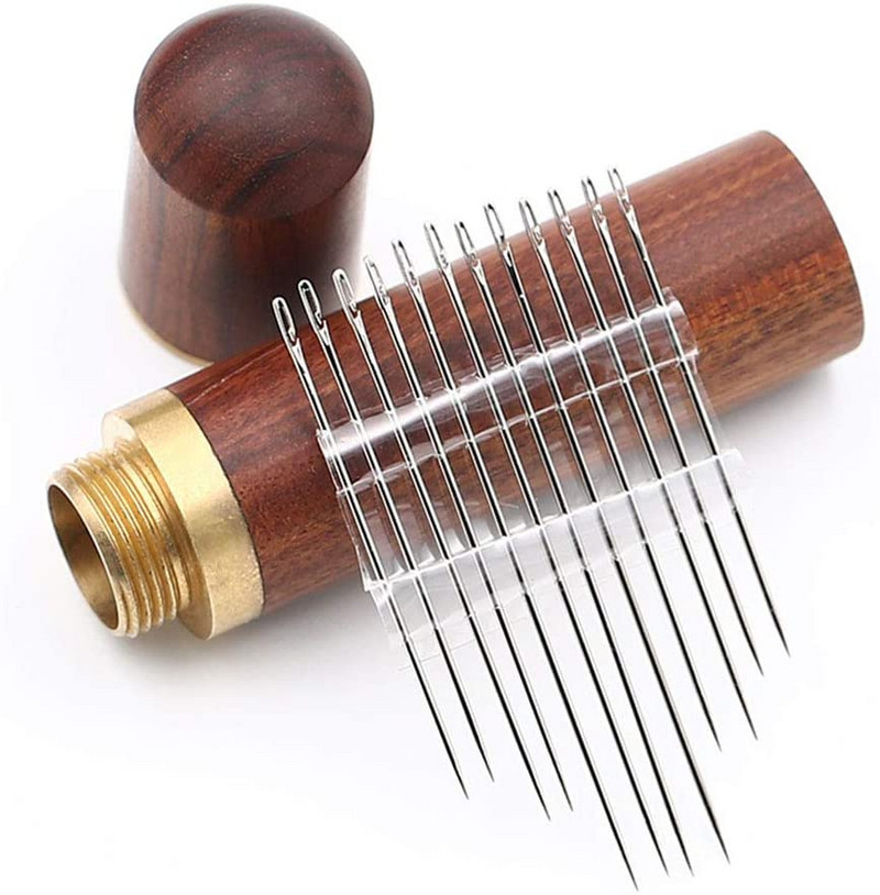 12/24 buc ace oarbe ace din oțel inoxidabil cu gaură mare pentru cusut de uz casnic, bricolaj, bijuterii, cordon, ace de filet