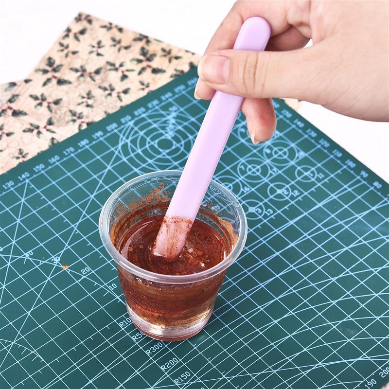 Szilikon keverőkefe kanál Epoxigyanta eszköz Barkács ékszerkészítő eszközök Krémtorta keverőpenge Könnyen tisztítható ragasztó