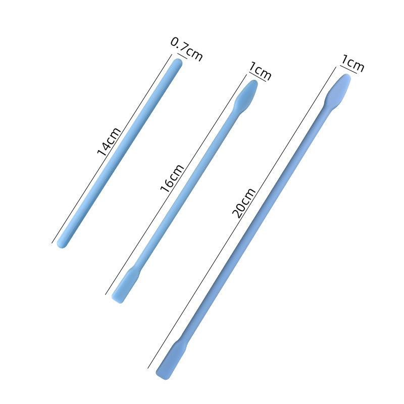 Szilikon keverőkefe kanál Epoxigyanta eszköz Barkács ékszerkészítő eszközök Krémtorta keverőpenge Könnyen tisztítható ragasztó