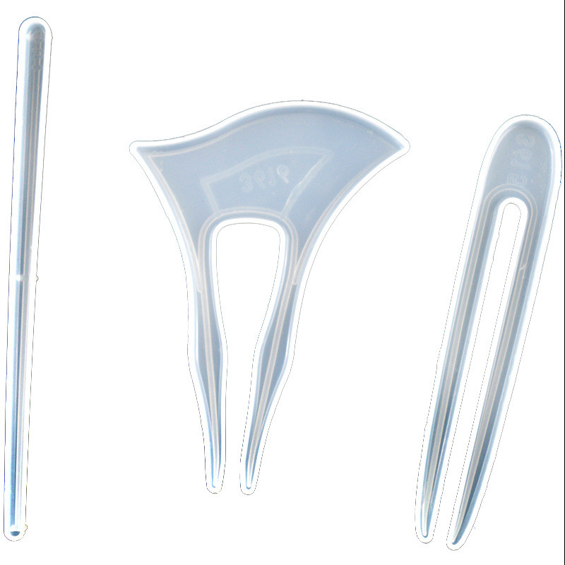 Hajtű szilikon forma Klasszikus barkácsolás kézzel készített kristálygyanta epoxi antik fejsze Hajtű evőpálcikák Hajtű haj kiegészítők