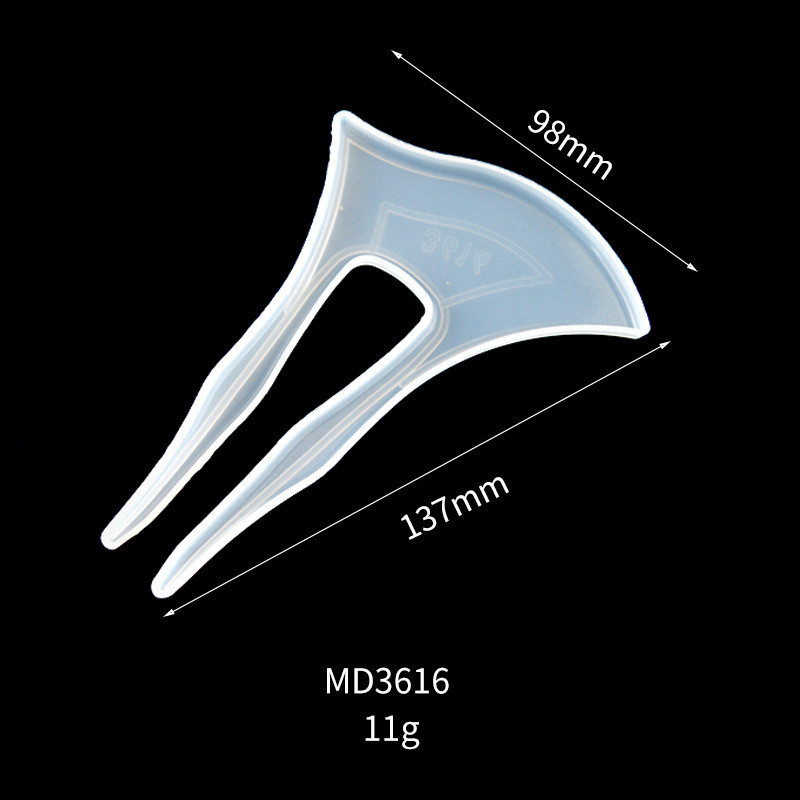 Hajtű szilikon forma Klasszikus barkácsolás kézzel készített kristálygyanta epoxi antik fejsze Hajtű evőpálcikák Hajtű haj kiegészítők