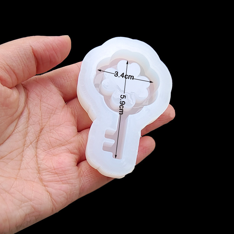 DIY brava s lišćem i kalupi od silikonske smole u obliku ključa Kalupi za nakit od epoksidne smole Alati za nakit Dodaci za nakit