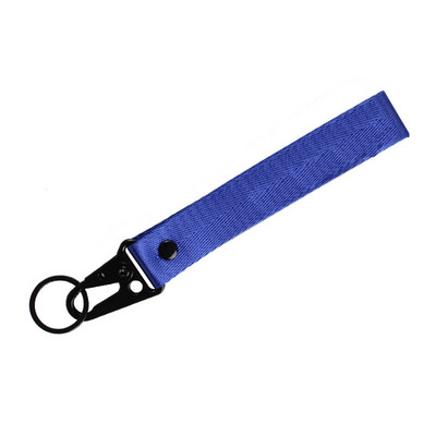 Etichete pentru stilul mașinii Curea chei Emblemă breloc din nailon Breloc cu pandantiv cu clemă cu arc din oțel Accesoriu pentru șnur RS-BAG023-NM