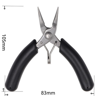 1vnt juvelyriniai įrankiai storina rankena nerūdijančio plieno replės replės plieninės vielos pjoviklis papuošalų taisymui vielos vyniojimas amatų gamyba