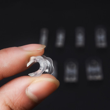 8 τμχ Διαφανές δαχτυλίδι προσαρμογή μεγέθους εσωτερικού για μεγάλου μεγέθους δαχτυλίδια Anti Lost Invisible Ring Fixed Sighter Reducer Reducer Reducer Reducer