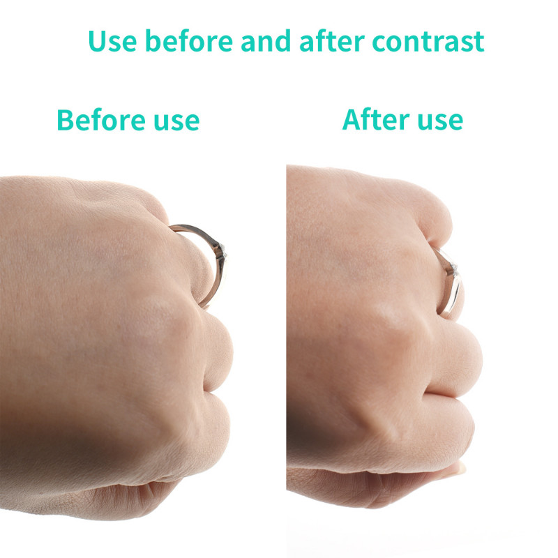 8 tk läbipaistva rõnga sisemise suuruse reguleerimine suurte rõngaste jaoks, kaotsiminekuvastane nähtamatu rõngas fikseeritud pinguti vähendaja suuruse muutmise kleebis