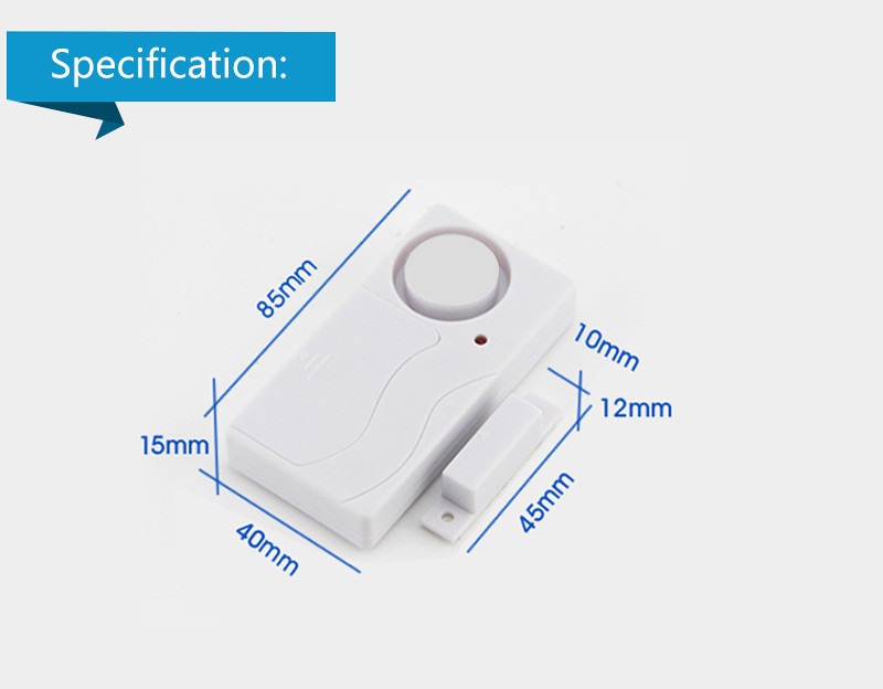 Darho ajtó ablak bejárati biztonság ABS vezeték nélküli 3 távirányító 6 betörésjelző mágneses érzékelő rendszer otthoni magas decibel riasztás