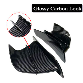 Για Kawasaki Ninja 650 400 300 250 H2R ZX-14R ZX-10R ZX-6R Z H2 1000SX Fairing Side Winglet Aerodynamic Wing Deflector Spoiler