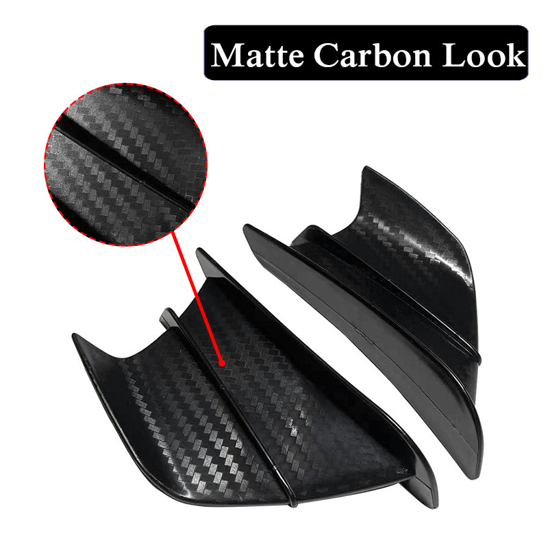 Skirta Kawasaki Ninja 650 400 300 250 H2R ZX-14R ZX-10R ZX-6R Z H2 1000SX gaubto šoninio sparno aerodinaminio sparno deflektoriaus spoileris