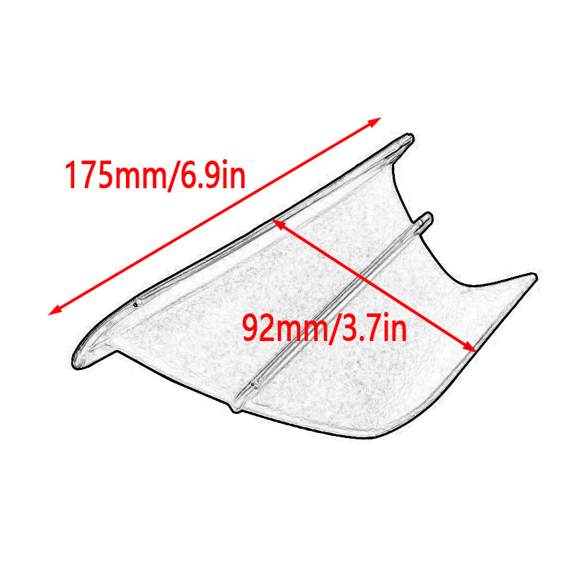 Skirta Kawasaki Ninja 650 400 300 250 H2R ZX-14R ZX-10R ZX-6R Z H2 1000SX gaubto šoninio sparno aerodinaminio sparno deflektoriaus spoileris