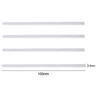 4 vnt / rinkinys papuošalų įrankio žiedo dydžio reguliavimas permatomo spiralinio kabelio įtempimo mažinimo reguliuojamo dydžio didmeninė prekyba