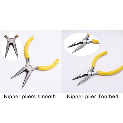 Clește pentru bijuterii Kit de instrumente și echipamente Cu ac lung Clește de sârmă de tăiat cu nas rotund pentru fabricarea de bijuterii Accesorii pentru instrumente DIY