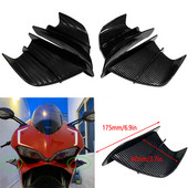 Skirtas Yamaha R3/R25 CFMOTO motociklo sparnų aerodinaminio spoilerio sparnų komplektui su lipniu motociklo dekoravimo lipduku, universalus