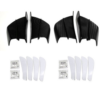 За Yamaha R3/R25 CFMOTO Motorcycle Winglet Аеродинамичен спойлер Wing Kit със залепващ стикер за декорация на мотоциклет Универсален