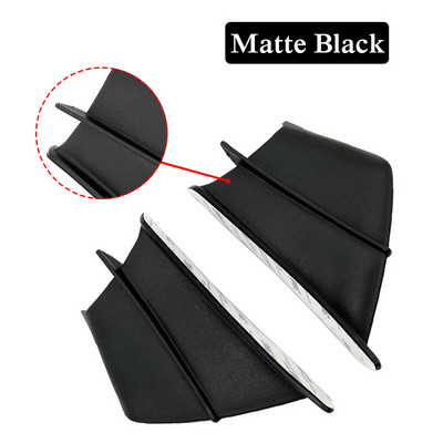 Skirtas Yamaha R3/R25 CFMOTO motociklo sparnų aerodinaminio spoilerio sparnų komplektui su lipniu motociklo dekoravimo lipduku, universalus