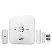 433MHz Ασύρματο Tuya Smart WIFI GSM Σύστημα συναγερμού ασφαλείας για το σπίτι Διάρρηξη Χρονισμός PIR Τηλεχειριζόμενο σύστημα συναγερμού 100-240V Λειτουργεί