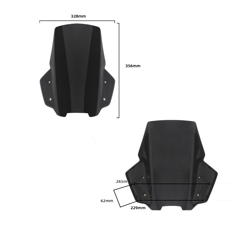 Tuuleklaas Suzukile Katana GSX-S1000S GSX-S 1000S 1000 S 2021 Mootorratta Touring tuuleklaasi topeltmulliga tuulesuunaja