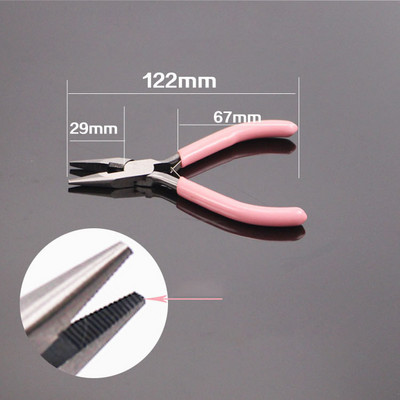 Rózsaszín színű barkács ékszerkészítő fogó csipesz eszköz Zavaros tű kanál eszközkészlet szilikongyanta öntőforma ékszerkészítéshez