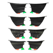 2 tk Mootorratta tiiva külgspoileri kaitsekatted, sobivad Yamaha R1 R3 R25 NINJA 400 250 Z900 Z1000 jaoks