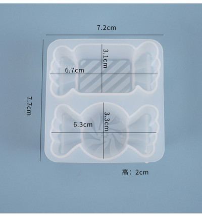 Suhkrukommide kujuga silikoonvaiguvormid UV-vaiguvormid DIY Käsitöö ehted Aksessuaarid Ehtevormid
