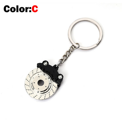 Uus piduriketta ratta sadul metallist võtmehoidja auto modifikatsiooni ketaspiduri vöökoht võtmehoidja nipsasjake ripats auto võtme pandla kingitused