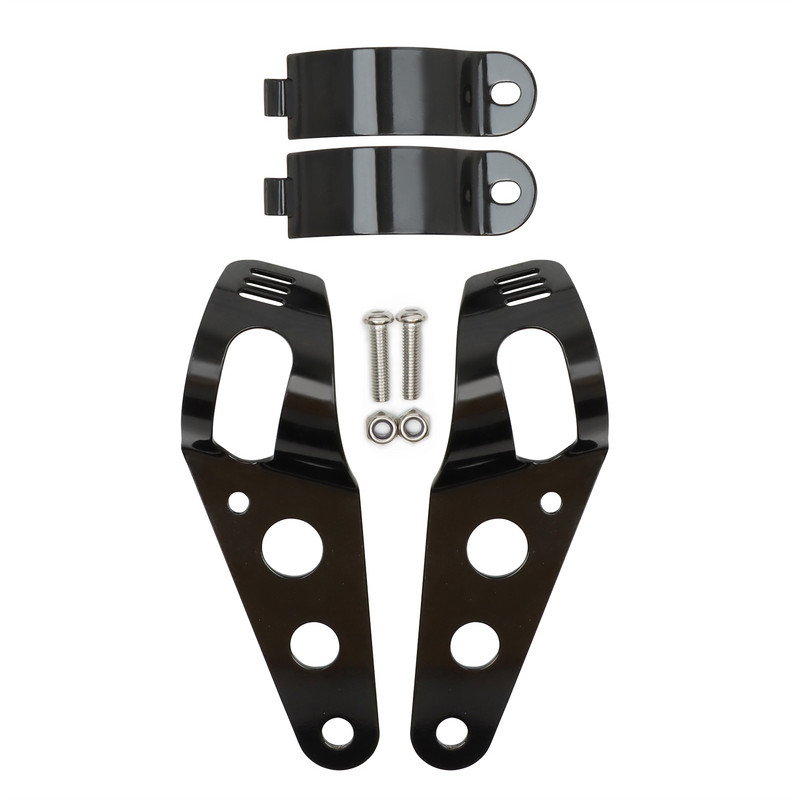 Βάση στήριξης προβολέων Universal μοτοσυκλέτας για Honda Kawasaki Bobber Racer KZ1000 1100 KZ550 KZ650 26mm-37mm Fork Tube