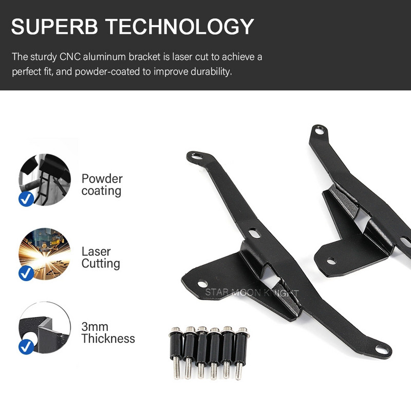 Mootorratta kohtvalgusti lisaklamber mudelile 1090 1290 Adventure 1190 1290 Super ADV RS 2016 udutulelaterna kinnituse kohtvalgusti tugi