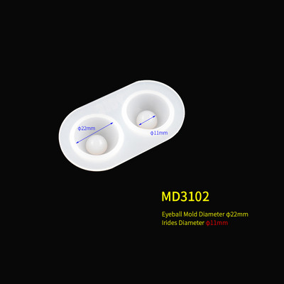 Kuum müük DIY silmavaigust vorminukk Bjd silmamuna vorm epoksü silikoonvorm ehete valmistamise tööriistad käsitöö