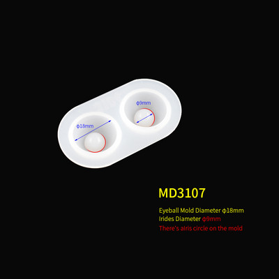 Kuum müük DIY silmavaigust vorminukk Bjd silmamuna vorm epoksü silikoonvorm ehete valmistamise tööriistad käsitöö