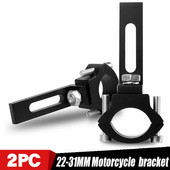 Motorkerékpár fényszóró reflektor hosszabbító konzolok sztent Állítható 22-31 mm-es villára rögzíthető bilincs Fix lámpa kormányrúd tartó