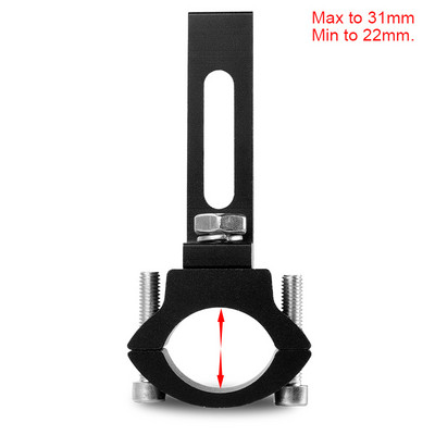 Motorkerékpár fényszóró reflektor hosszabbító konzolok sztent Állítható 22-31 mm-es villára rögzíthető bilincs Fix lámpa kormányrúd tartó