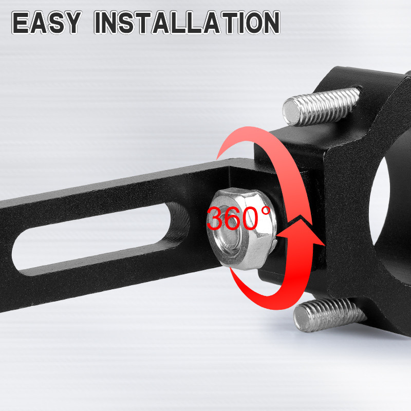 Motorkerékpár fényszóró reflektor hosszabbító konzolok sztent Állítható 22-31 mm-es villára rögzíthető bilincs Fix lámpa kormányrúd tartó